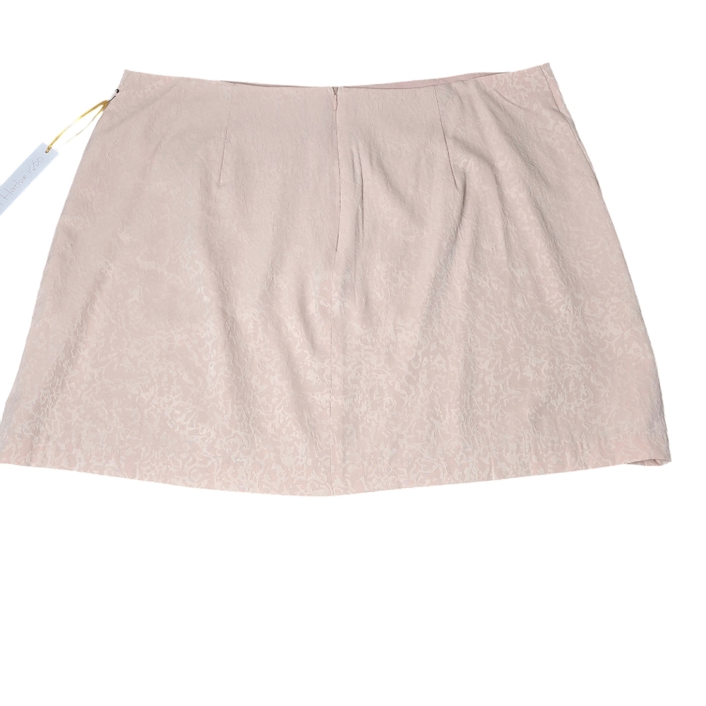 House of Harlow 1960 Light Pink Feminine Floral Print Mini Skirt Size XL - Picture 5 of 8